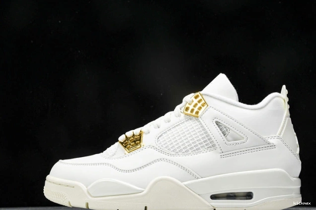 Cheap MAX Gold Jordan 4 AQ9129-170 Retro Metallic 0713